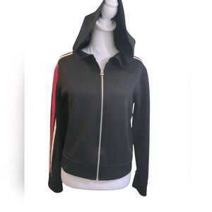 Conspiracy Hoodies/ Sweater with Red and White Stripes